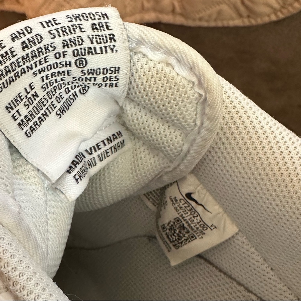 Nike Air Force 1 White Sneakers - Picture 6 of 8
